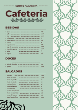 Menu Card 1